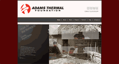 Desktop Screenshot of adamsthermalfoundation.org